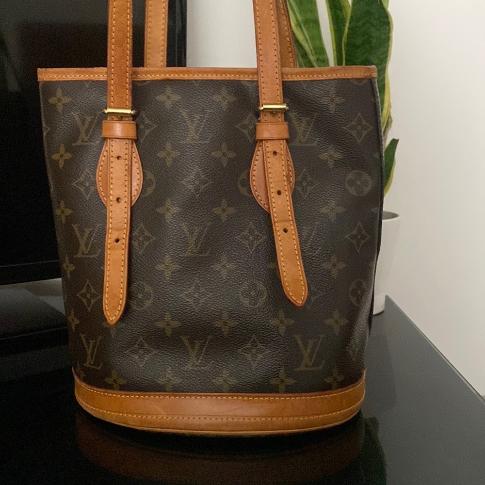 Louis Vuitton Monogram Petit Bucket Bag